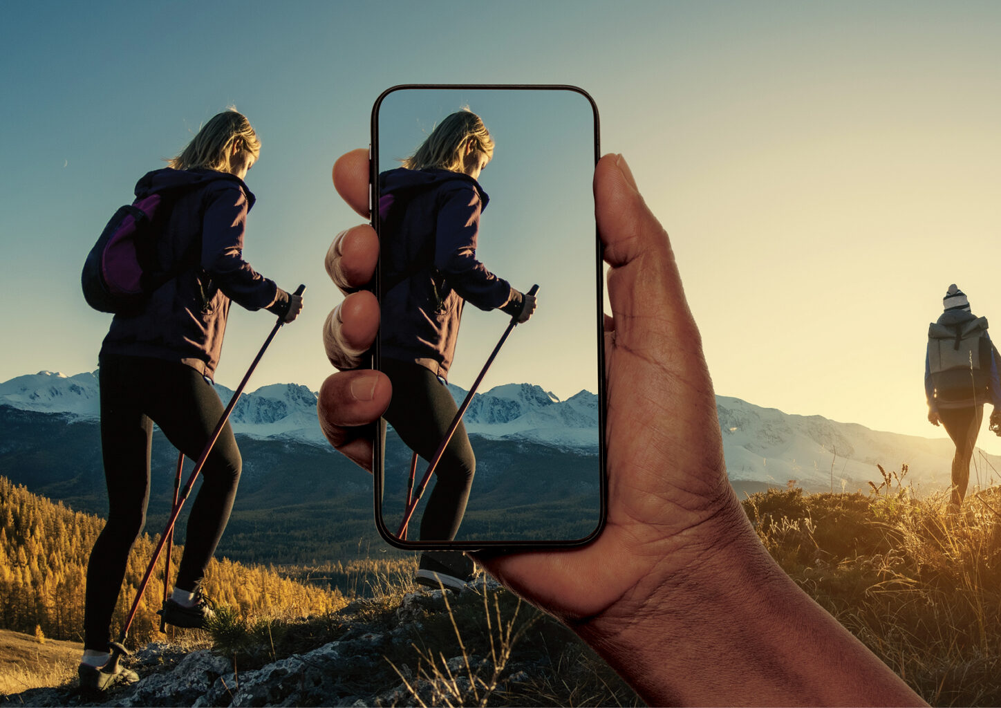 Illustration av hur multifokala/trifokala linser fungerar